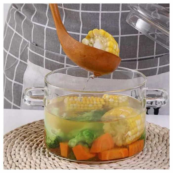 Pote de Vidro Brosilicato Transparente
